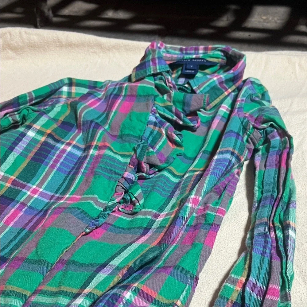 Ralph Lauren Kids Multicolor Plaid Polo